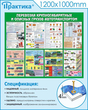 Стенд перевозка крупногабаритных и опасных грузов автотранспортом (1200х1000 мм, белый пластиковый багет)